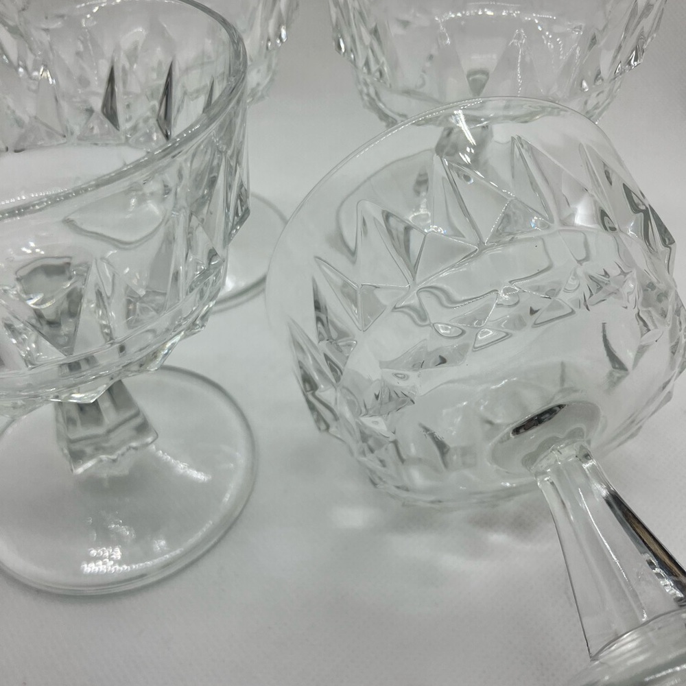 Arcoroc France Vintage set of 4 dessert glasses - Picture 4 of 5